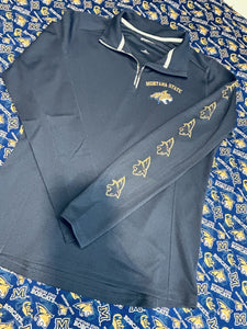 BOBCAT WOMENS 1/4 ZIP WITH MONTANA STATE BOBCAT