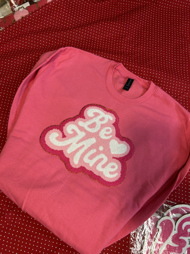 Be Mine Pink Cewneck