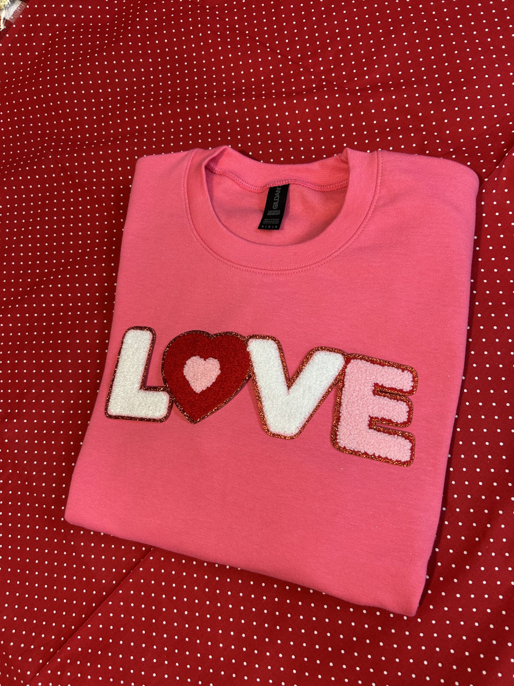 LOVE Pink Crewneck