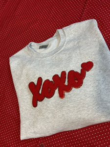 XOXO Light Gray Crewneck
