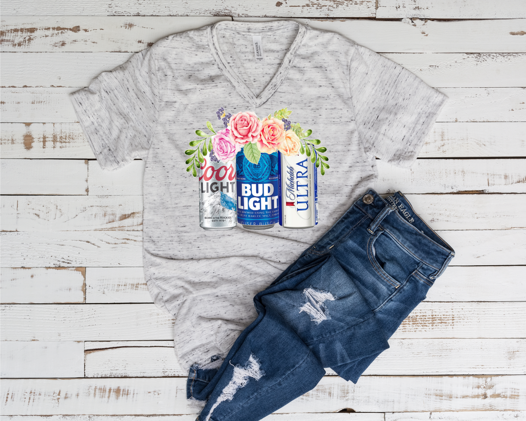 Beers and flowers Tshirt